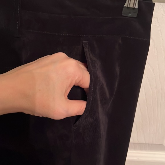 Coldwater Creek “Whisper Corduroy” Trouser- Size 14 Petite - Black - Picture 4 of 10